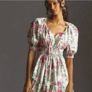 The Somerset Maxi Dress: Puff-Sleeve Edition, Size LP